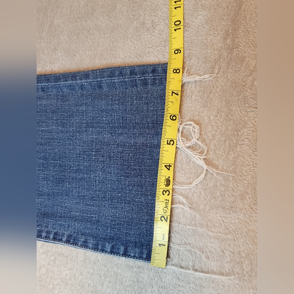 L’AGENCE Ruth High Rise Straight Jeans Mesa Wash Raw Hem Size 29 - Picture 8 of 11